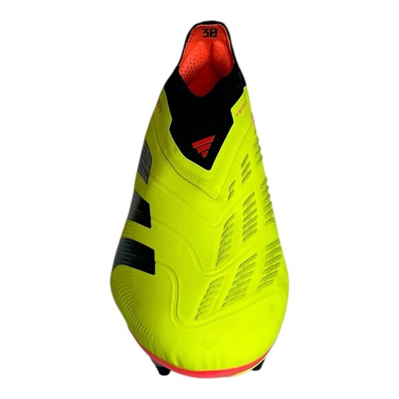 adidas Predator Elite Laceless SG IE0046 Soccer Cleats Citrus Energy Men Sz 13 - Picture 2 of 11